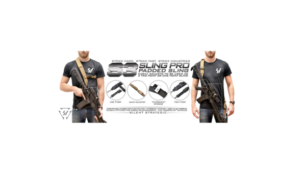 Strike Industries S3 Sling Pro – Професионален Паднат Тактически Ремък Описание: - Image 7