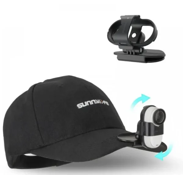 Въртящ се клипс за шапка за камера Insta GO 3 и 3S - Image 4
