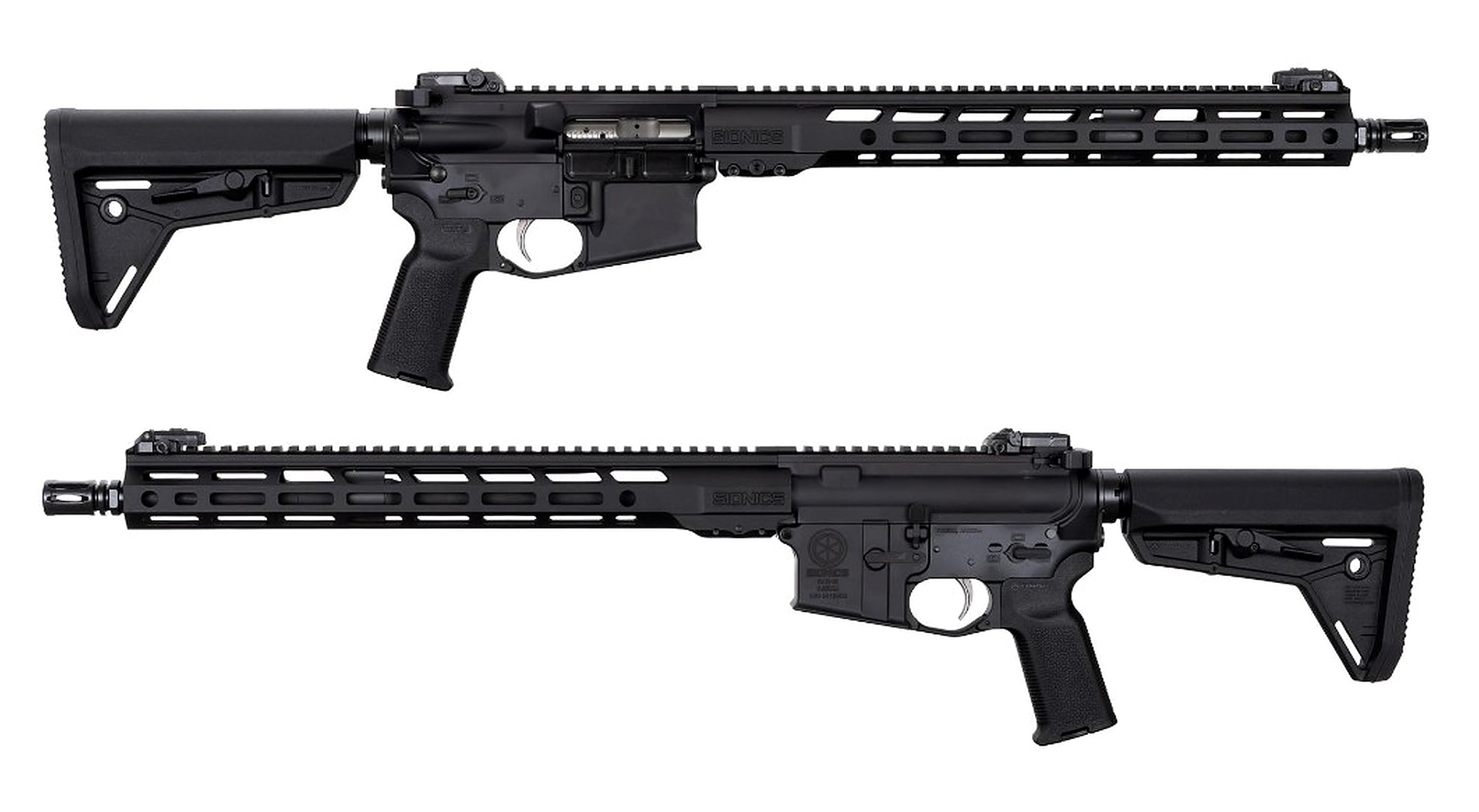 Интерактивна схема на AR-15 – лява и дясна страна